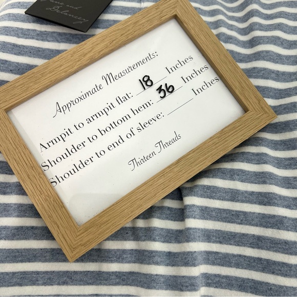 Jane & Delancey NWT Blue White Striped Nautical Jersey Basic Mini Dress - Picture 9 of 9